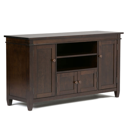 Carlton - TV Media Stand - Dark Tobacco Brown