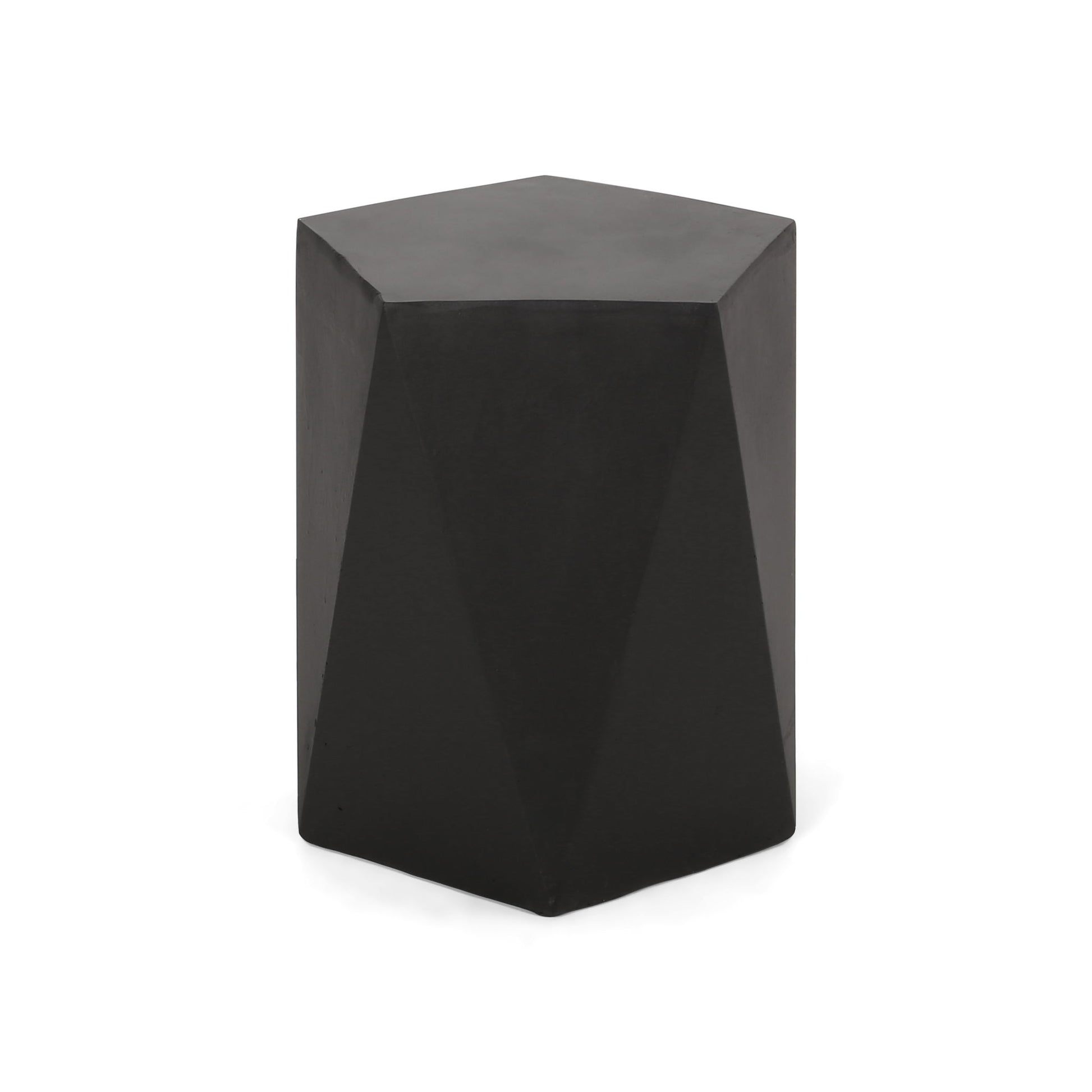 Side Table With Geometric Design