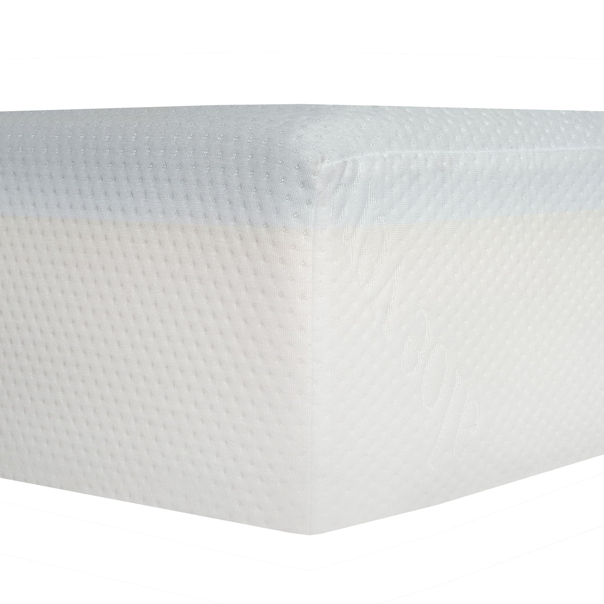 6" Firm Full Size Gel Memory Foam Mattress With Cooling Technology - White