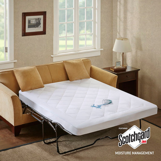 Holden - Waterproof Sofa Bed Pad With 3M Moisture Management - White