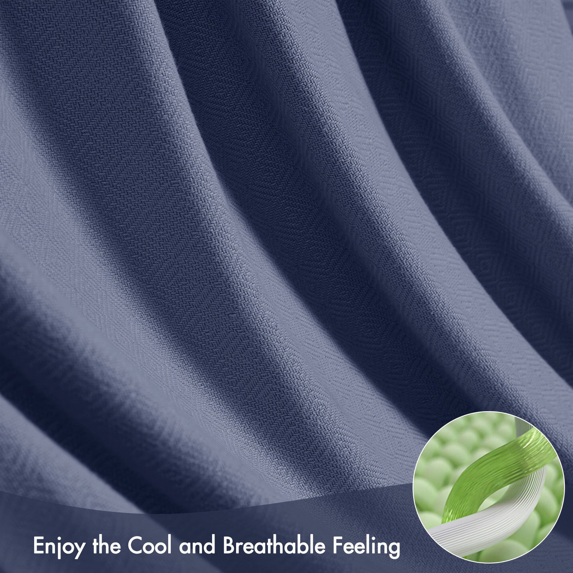 Bamboo Cotton - Twin Rayon From Blanket - Navy