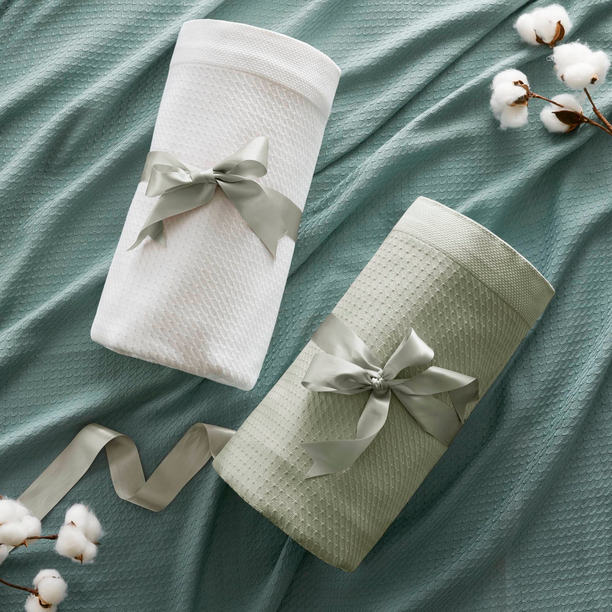 Egyptian Cotton - Full Blanket - Teal