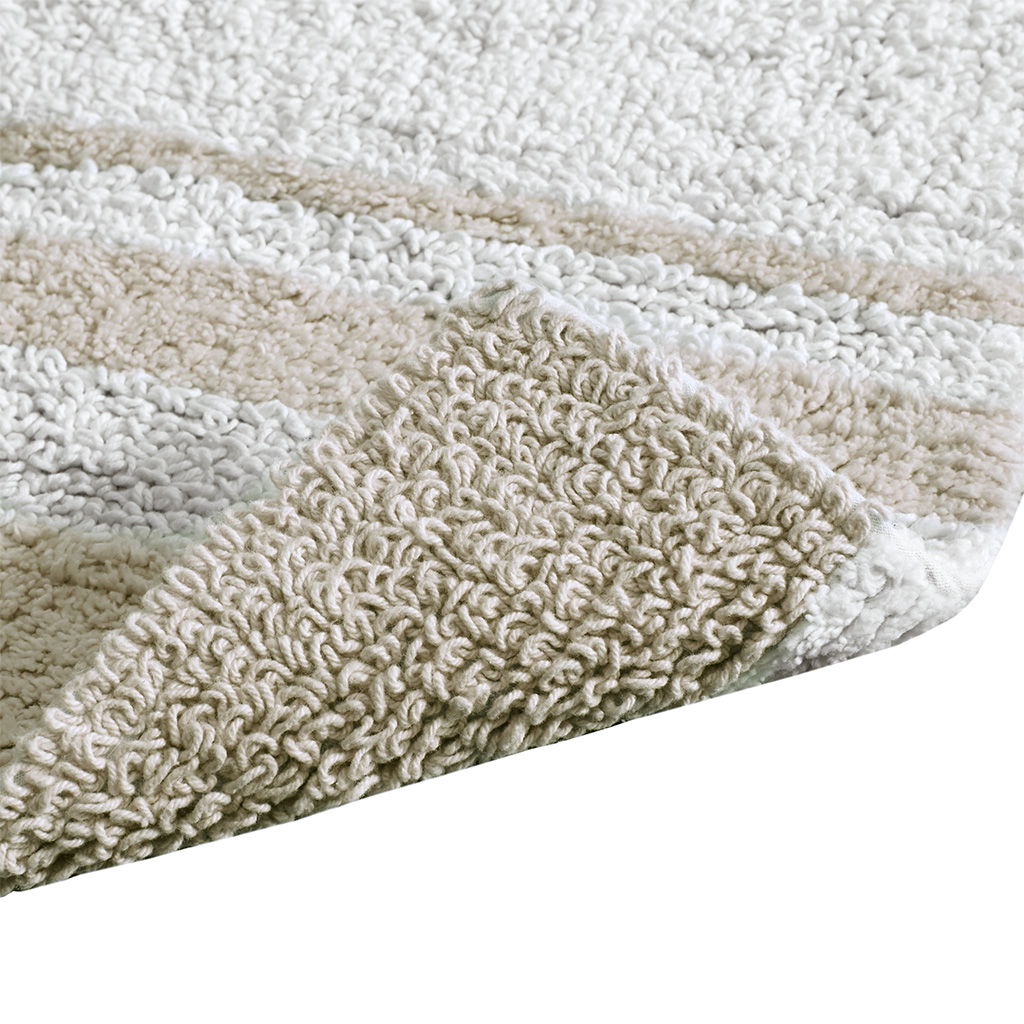Spa - 27" x 45"Reversible Bath Rug - Taupe