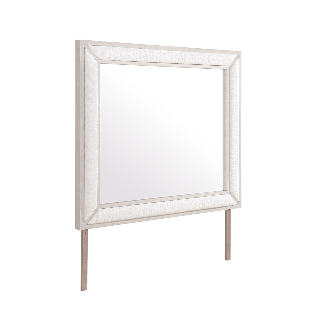 Ciara - Upholstered Mirror - Beige