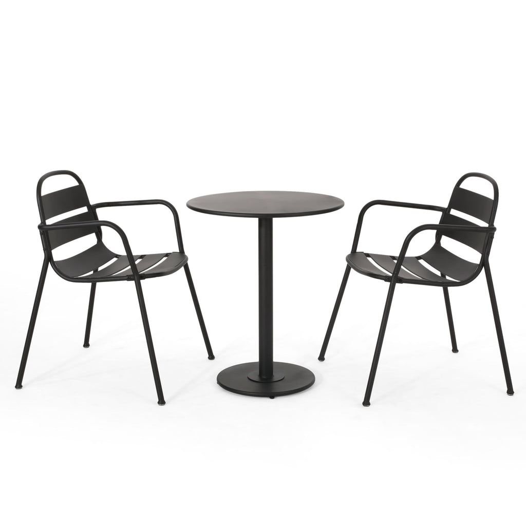 Terra Nova - Bistro Set - Matte Black