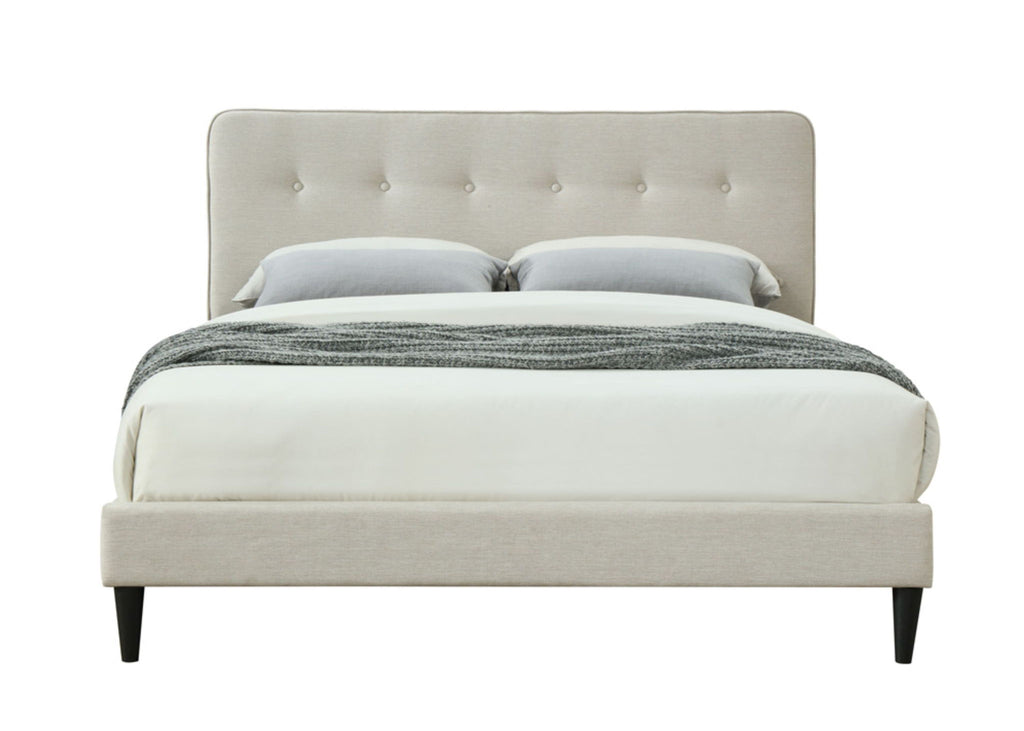 Upholstered Bed Compact With USB