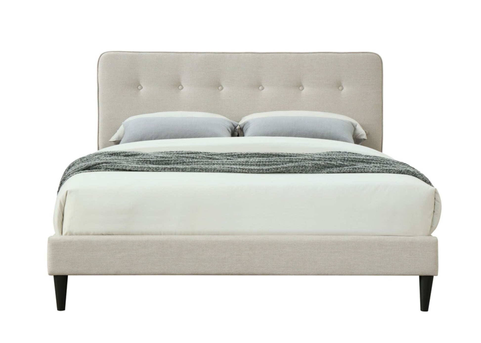 Upholstered Bed Compact With USB