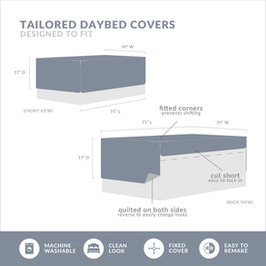 Yosemite - Twin Reversible Daybed Cover (Set of 6) - Multi
