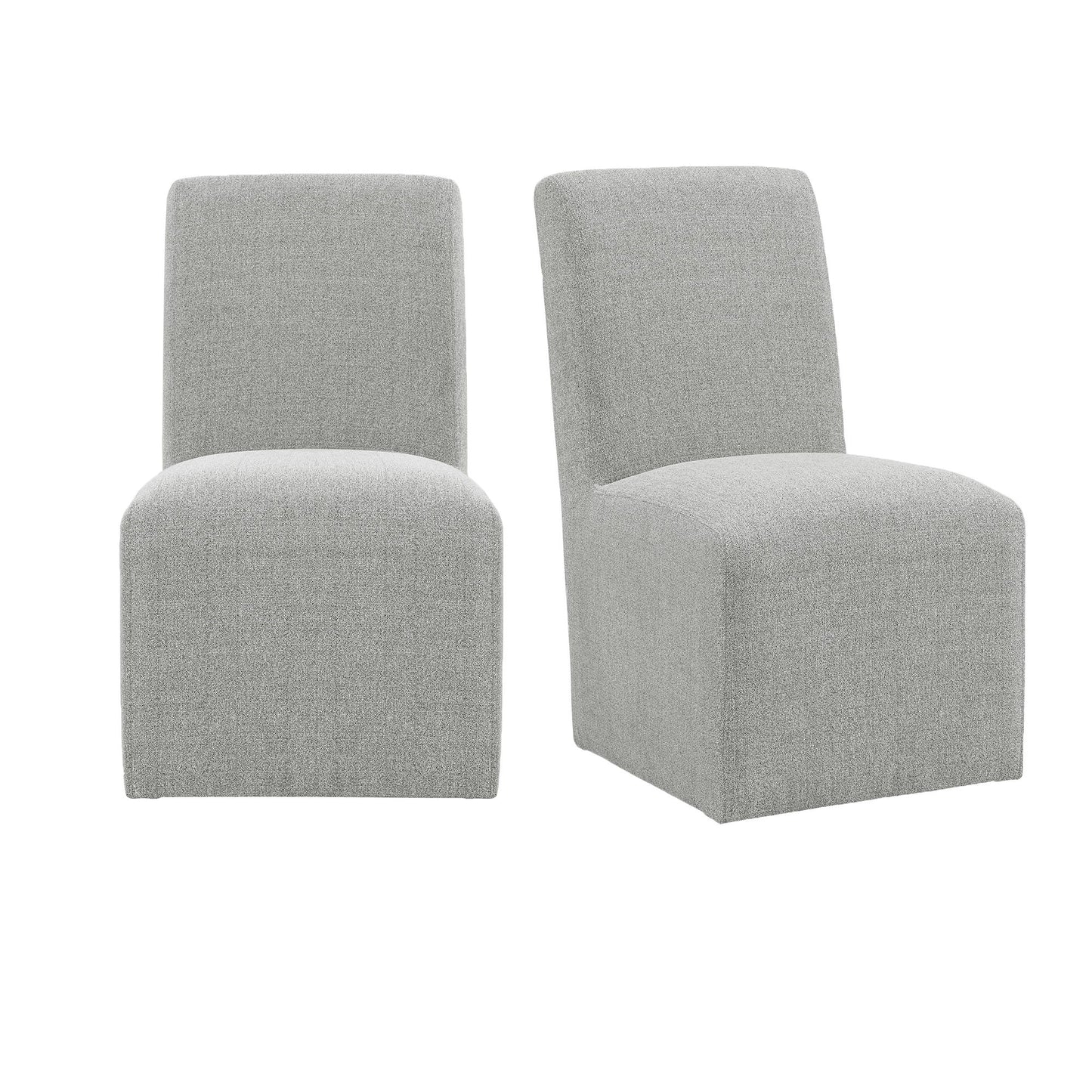 Nero - Upholstered Side Chair (Set of 2) - Gray