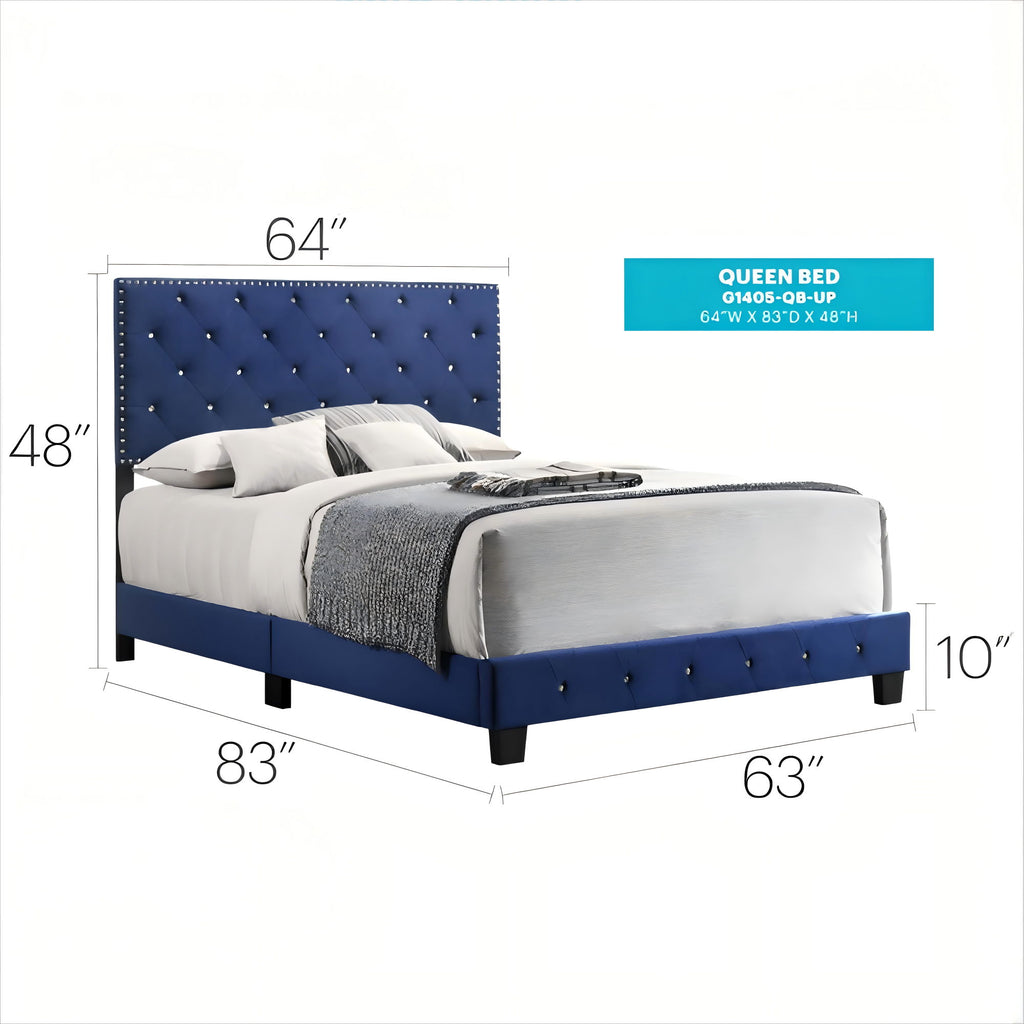 Luxurious Upholstered Bed