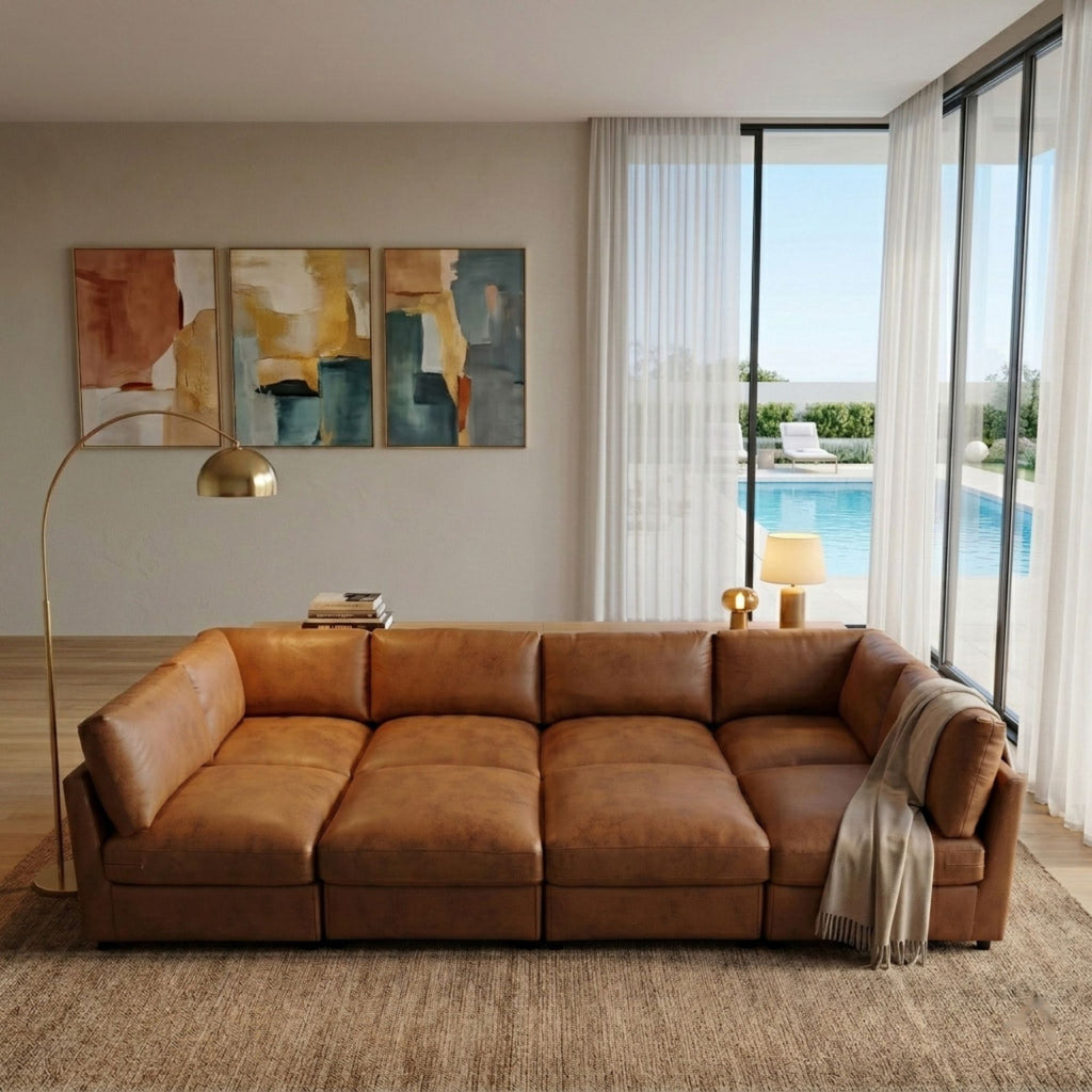 Modular Sectional With Custom Configuration