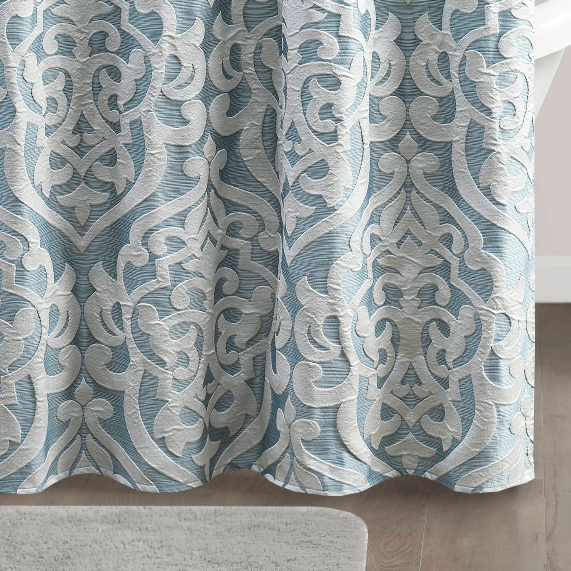 Odette - Shower Curtain - Aqua