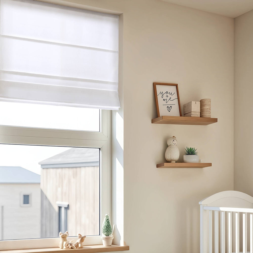 Galen Matte - 34x64" Cordless Roman Blind Galen Matte Fabric - Matte White