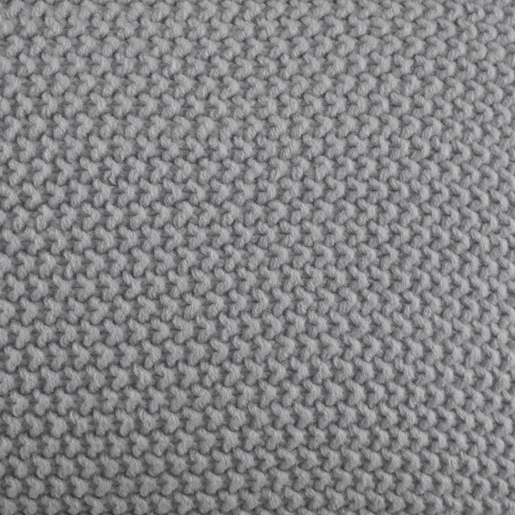 Bree Knit - Oblong Pillow Cover - Gray