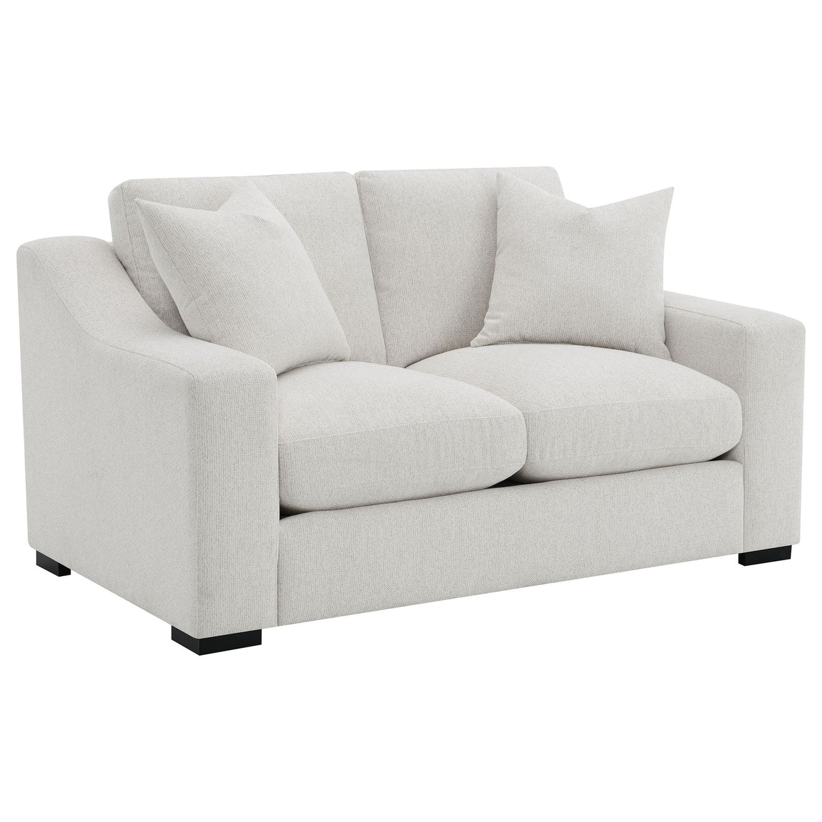 Chelan - Upholstered Track Arm Sofa Set With Curved Arms