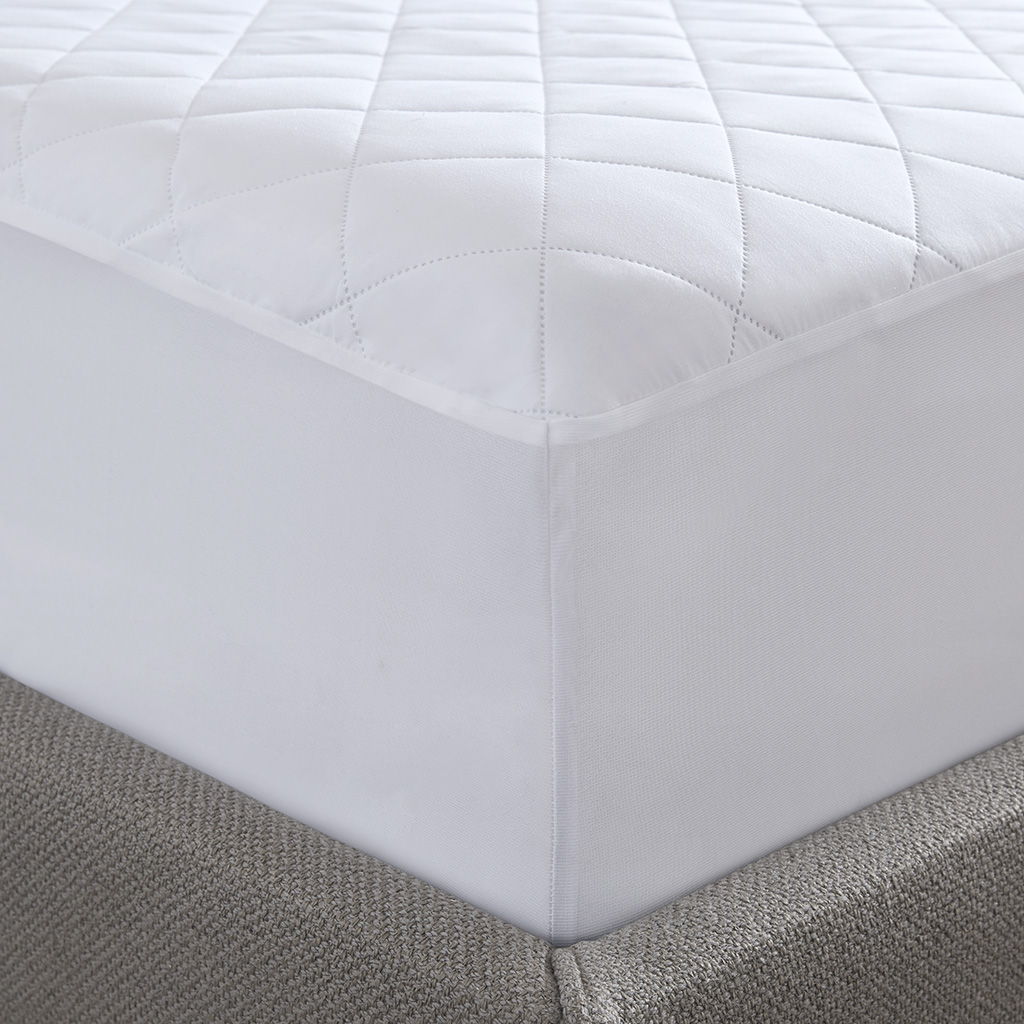 Microfiber Essential - Full Mattress Pad - White