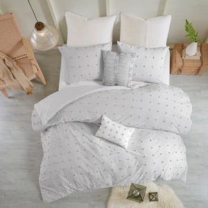 Brooklyn - King Duvet Cover Set - Gray
