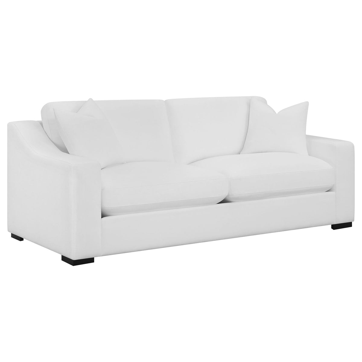 Chelan - Upholstered Track Arm Sofa Set With Curved Arms