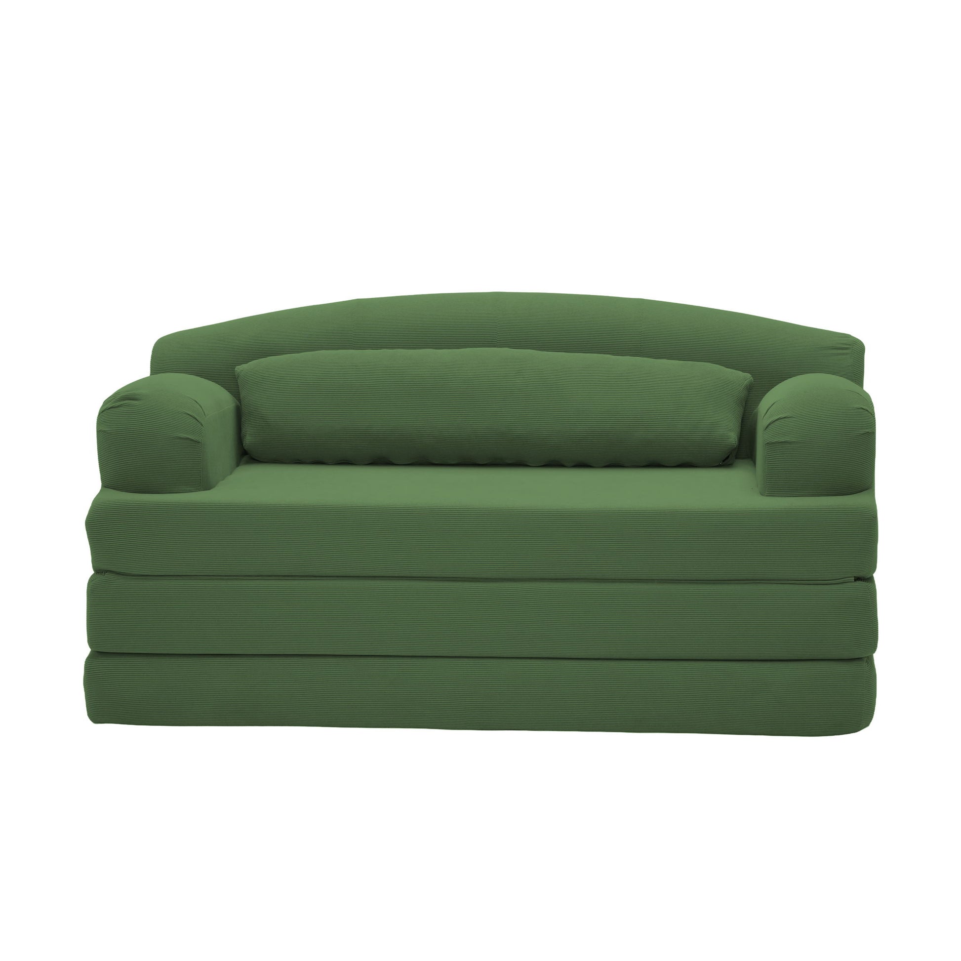 2 Seater Sofa Bed, Compact Foldable Floor Couch
