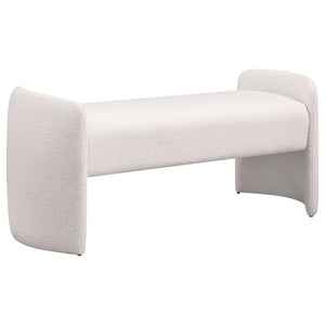 Joshua - Upholstered Accent Bench - Ivory