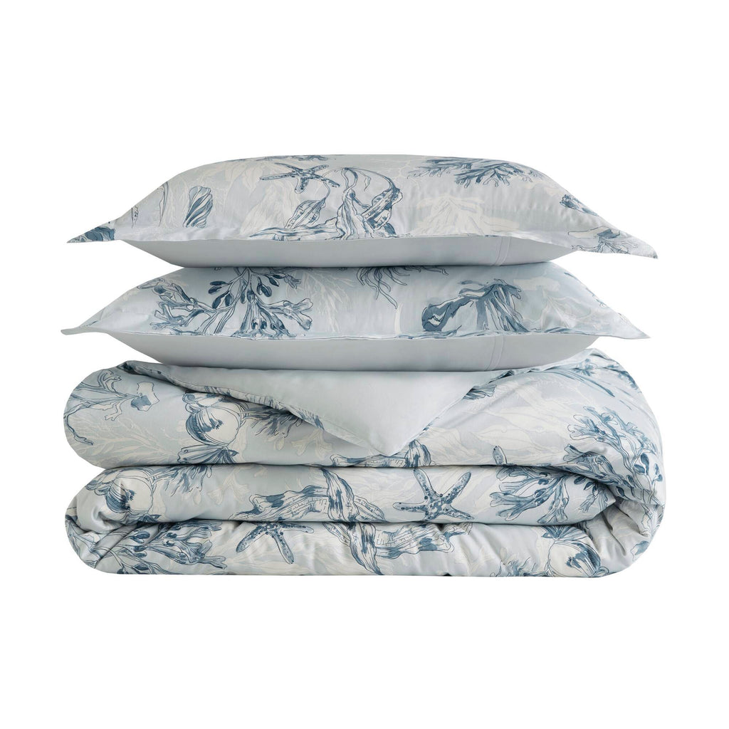 Fashion - King 100% Sateen Duvet Cover Set - Navy / Blue