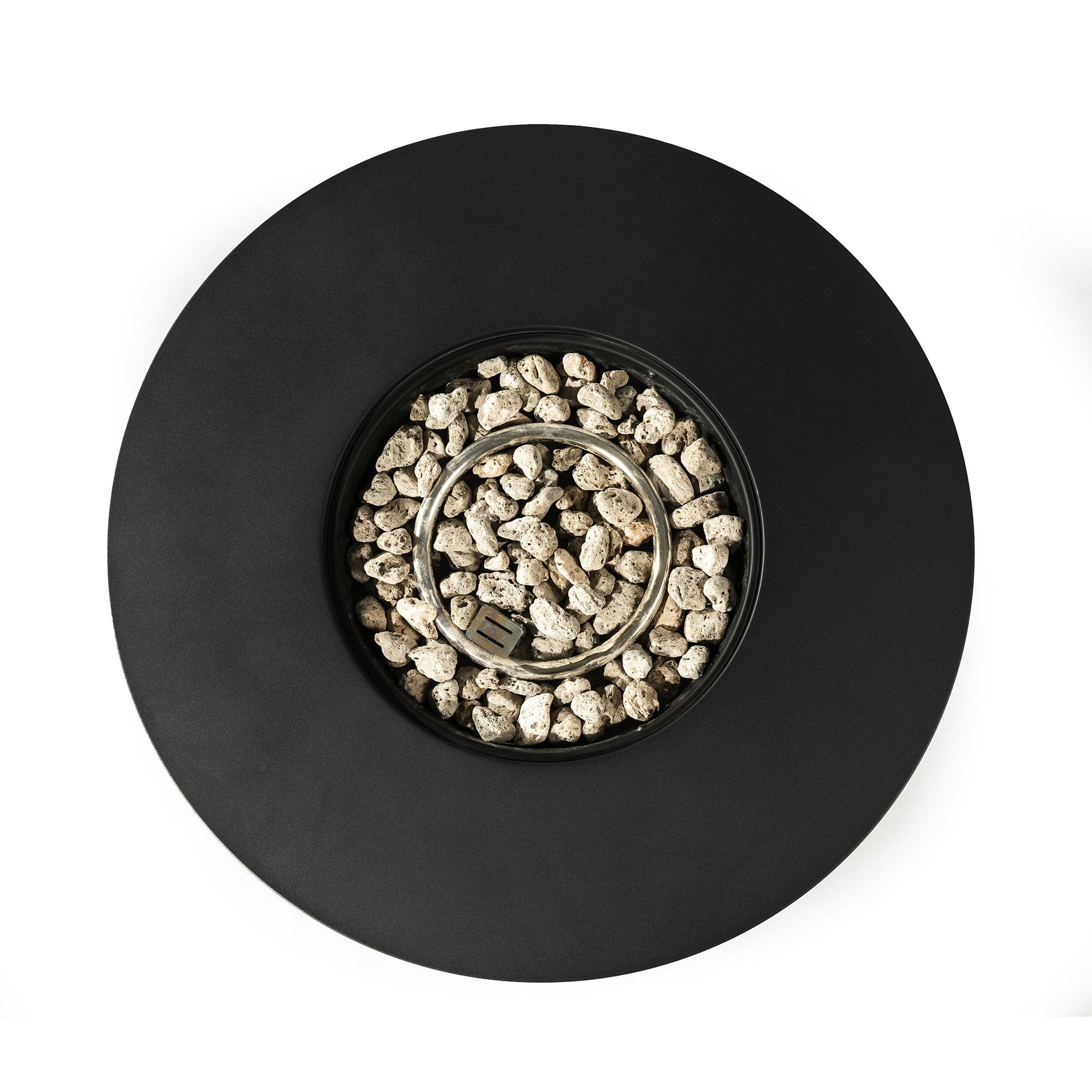 Propane Gas Fire Pit Table, 50000 Btu Round Steel Fire Pit