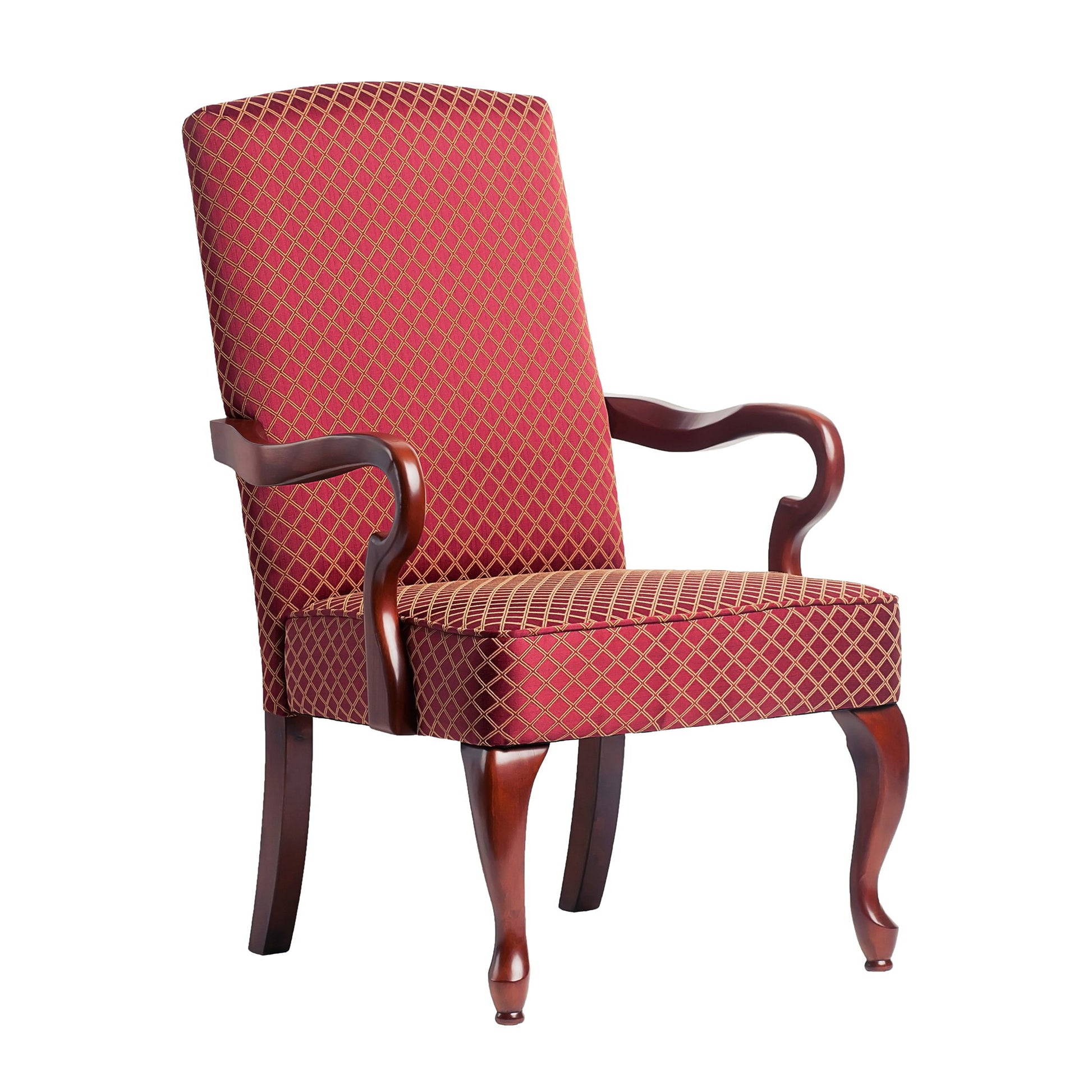 Delaney - Elegant Gooseneck Arm Chair With High Back