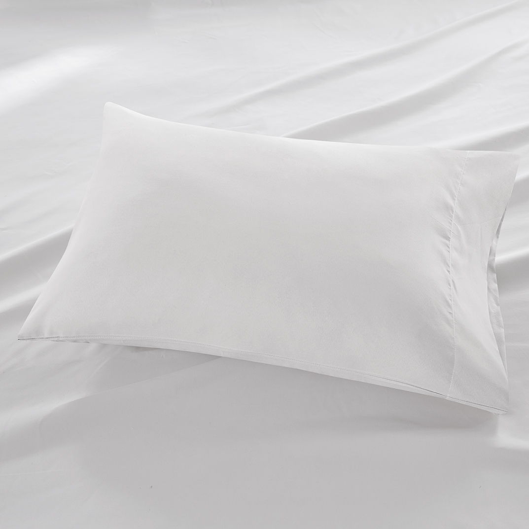 Twin Long All Season Moisture Wicking Lightweight Sheet Set - White