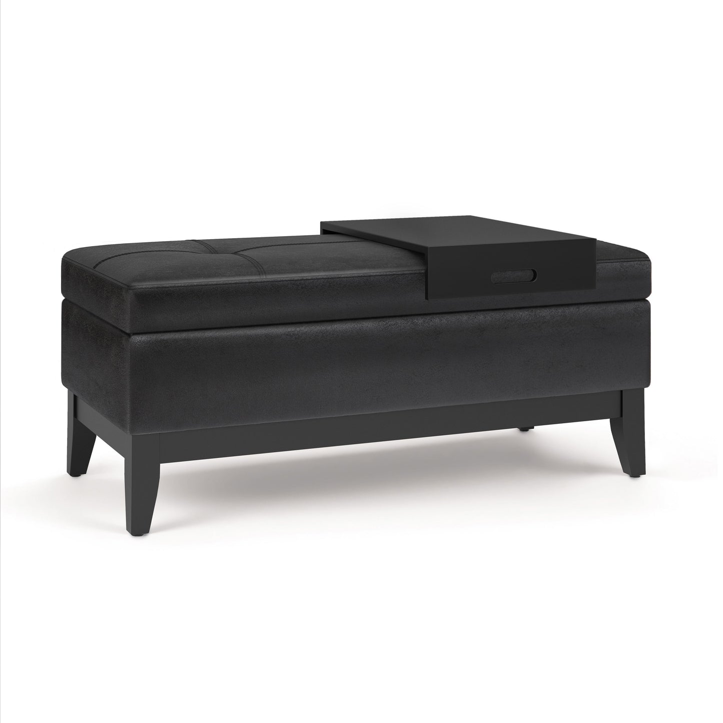 Oregon - Storage Ottoman Bench with Tray