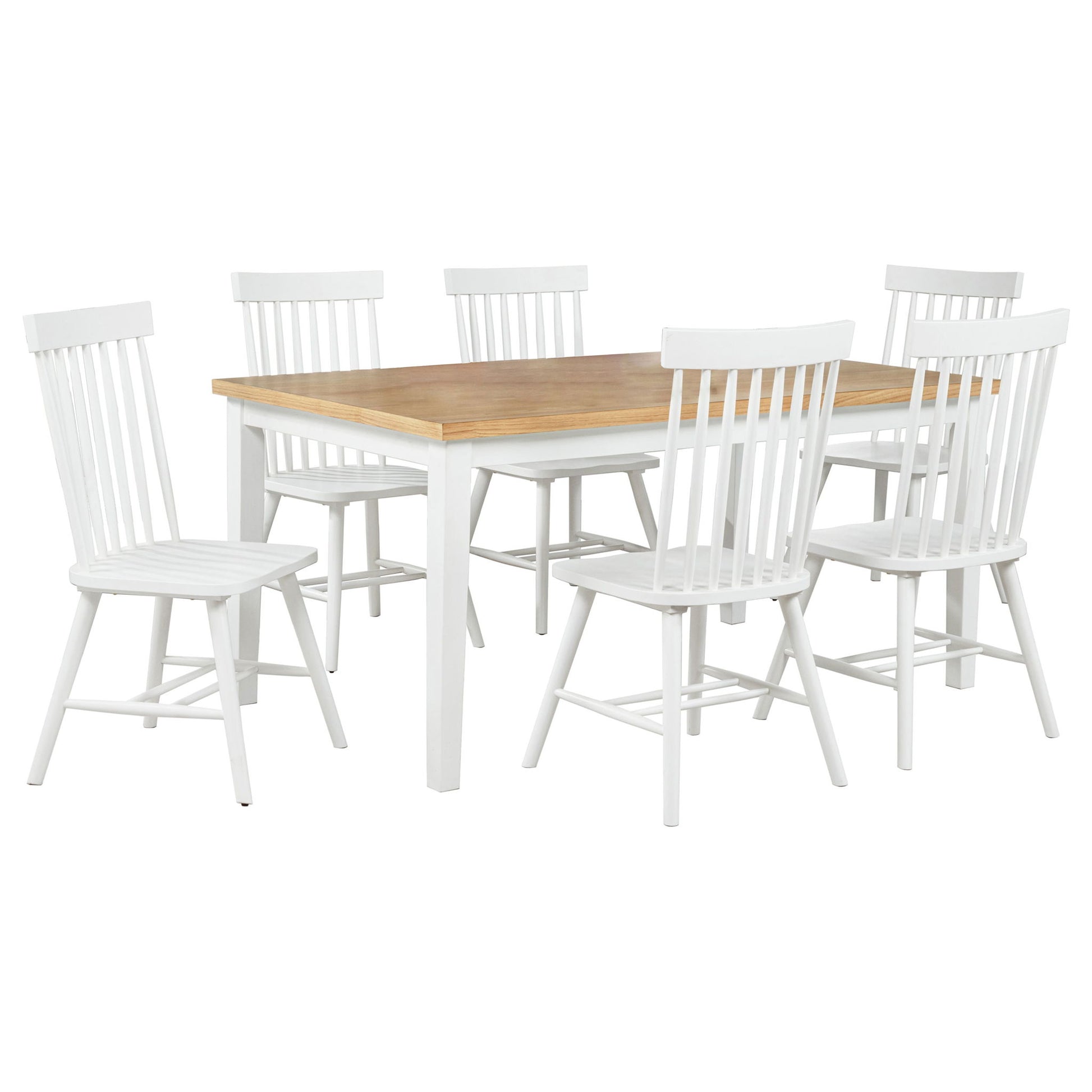 Aldren - 7 Piece Dining Set With Rectangular Table