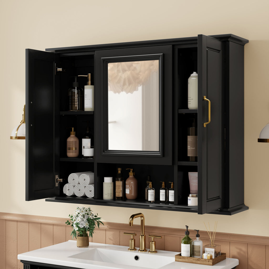 Modern Wall Mounted Medicine Cabinet With Mirror