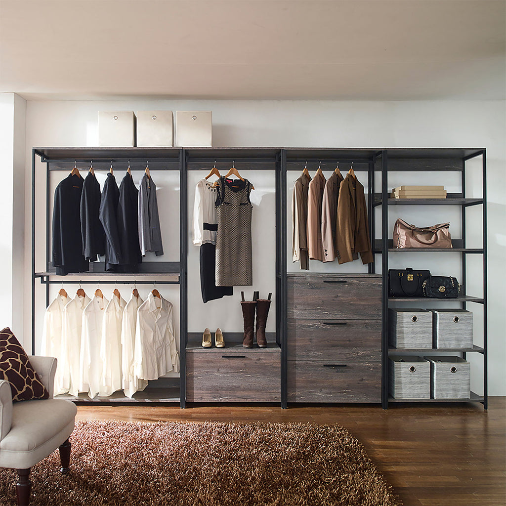 Monica - Walk In Closet With Three Drawers And Shelf
