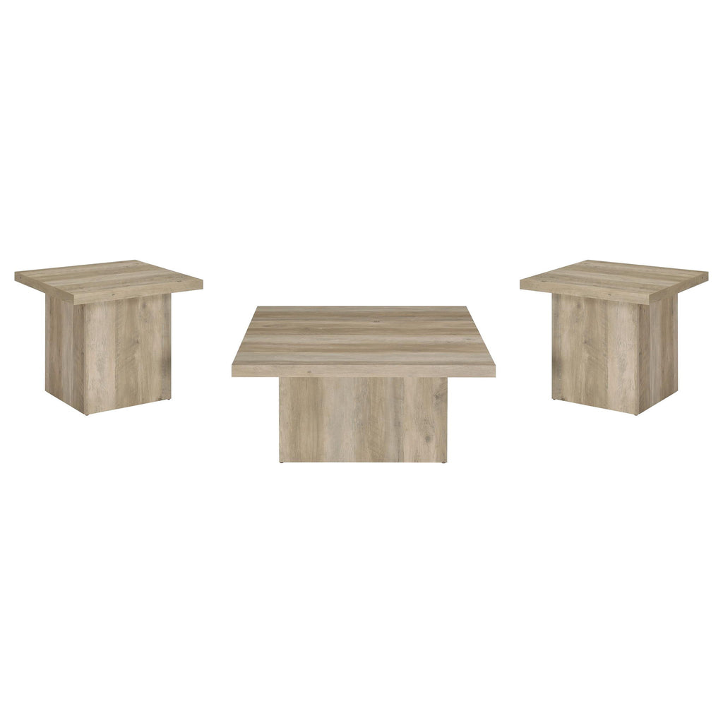 Eldridge - Coffee Table Set With Square Tops