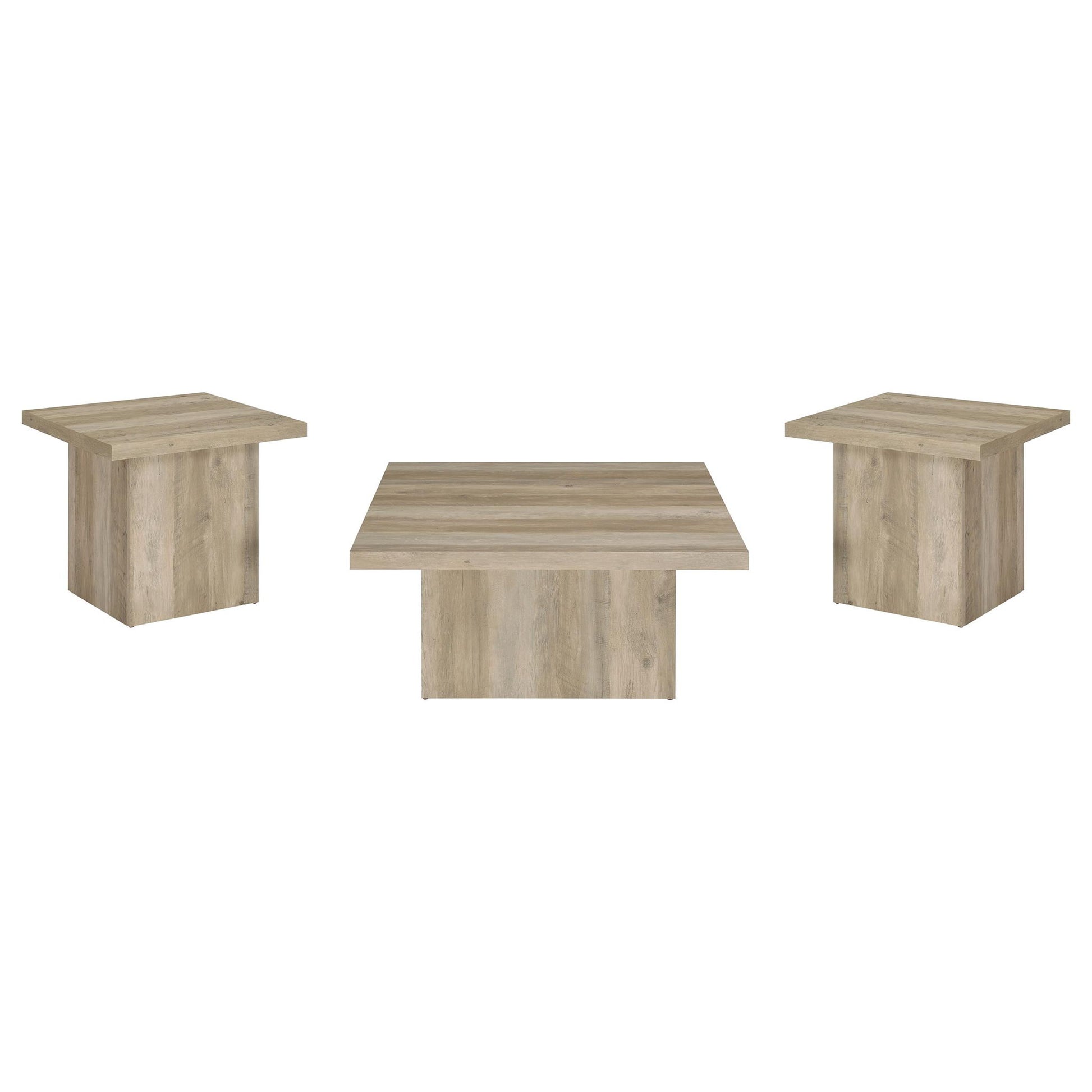 Eldridge - Coffee Table Set With Square Tops