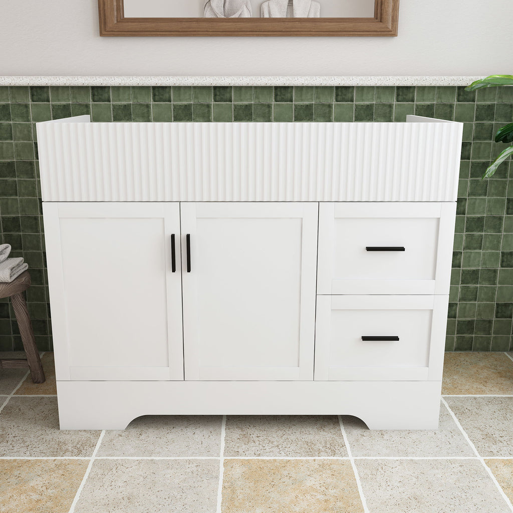Modern Bathroom Vanity With 2 Drawers