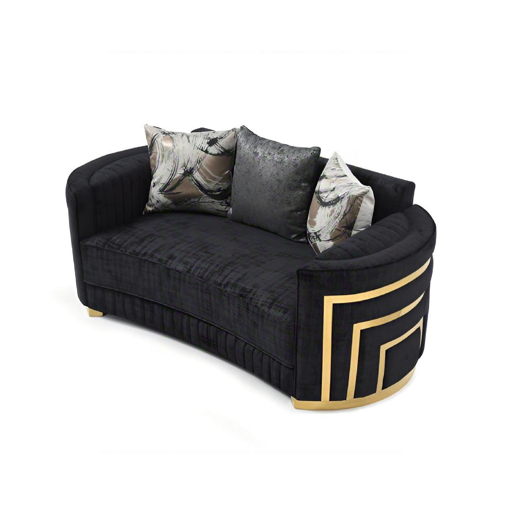 Soledad - Loveseat - Black