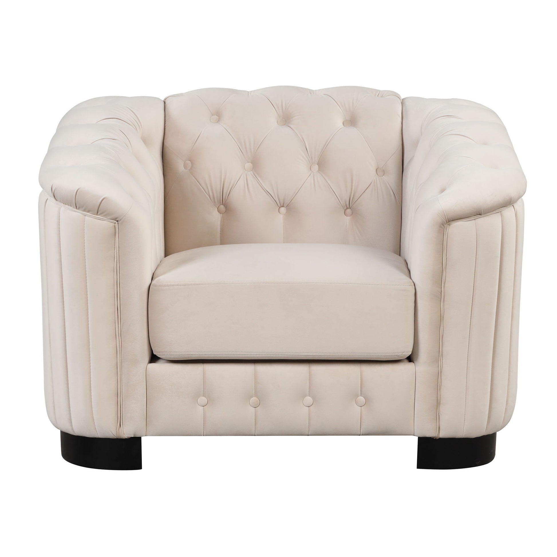 Upholstered Accent Sofa Chair With Removable Cushion