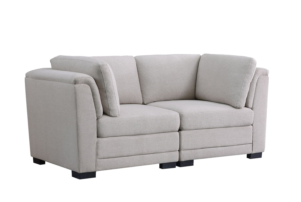 Kristin - Loveseat - Light Gray