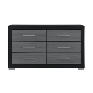 Elsa - 2 Toned And Dresser With Bar Handle And Construction