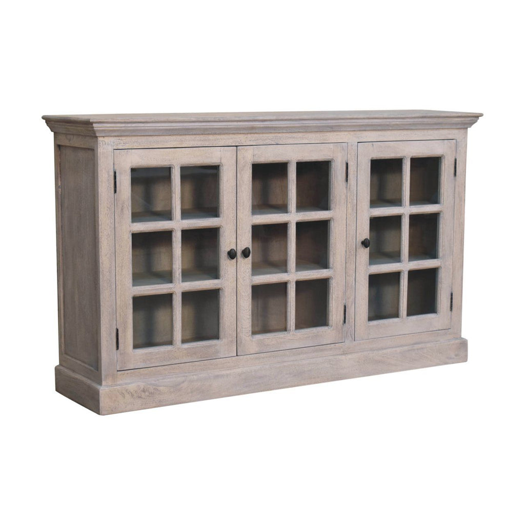 Triple Glazed Cabinet - Gray