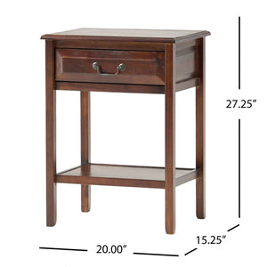 Hopkins - Nightstand With Smooth - Brown
