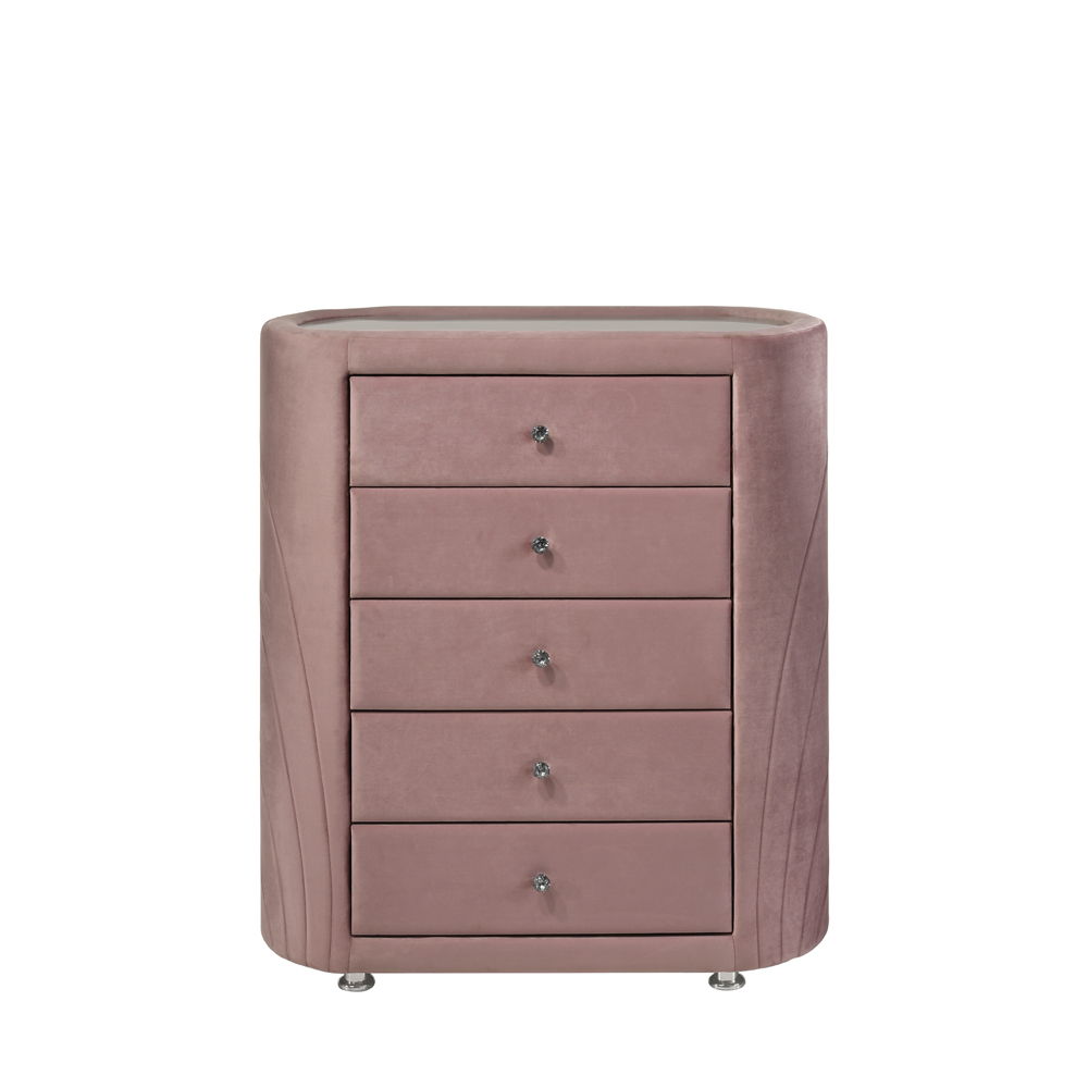 Salonia - Chest - Pink Velvet