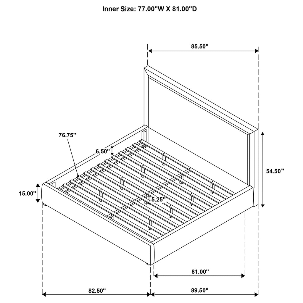 Brandon - Upholstered Platform Bed