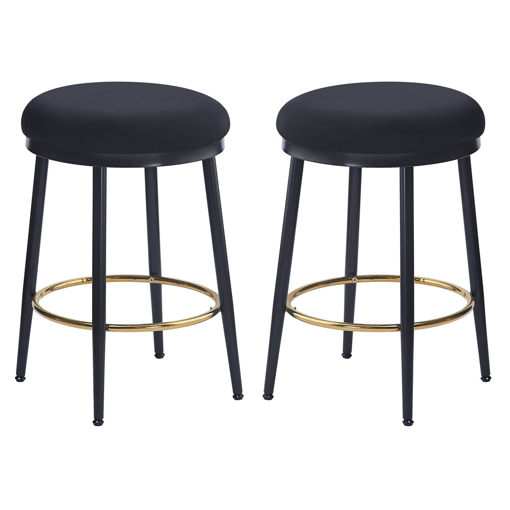 Stylish Design Counter Stools (Set of 2)