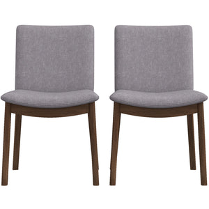 Laura - Mid-Century Modern Solid Wood Dining Chair (Set of 2)
