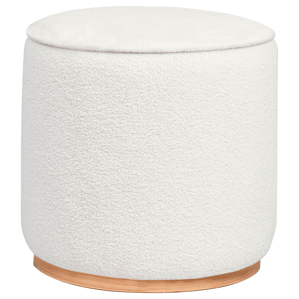 Keita - Upholstered Round Ottoman