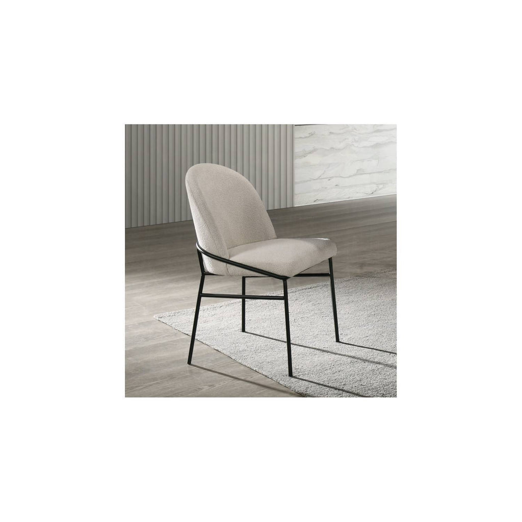 Lark - Side Chair (Set of 2) - Black / Cream