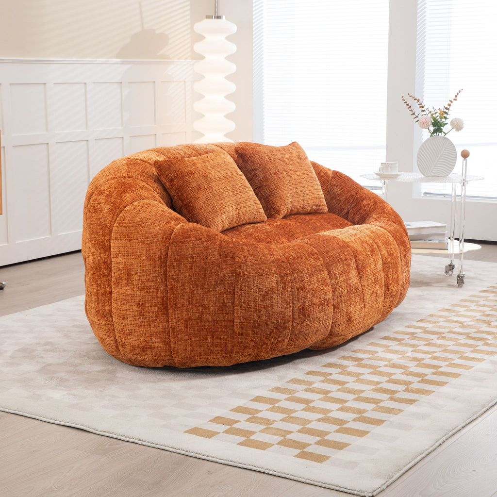 Bean Bag Lazy Sofa, Durable Comfort Lounger High Back Bean Bag Chair Couch