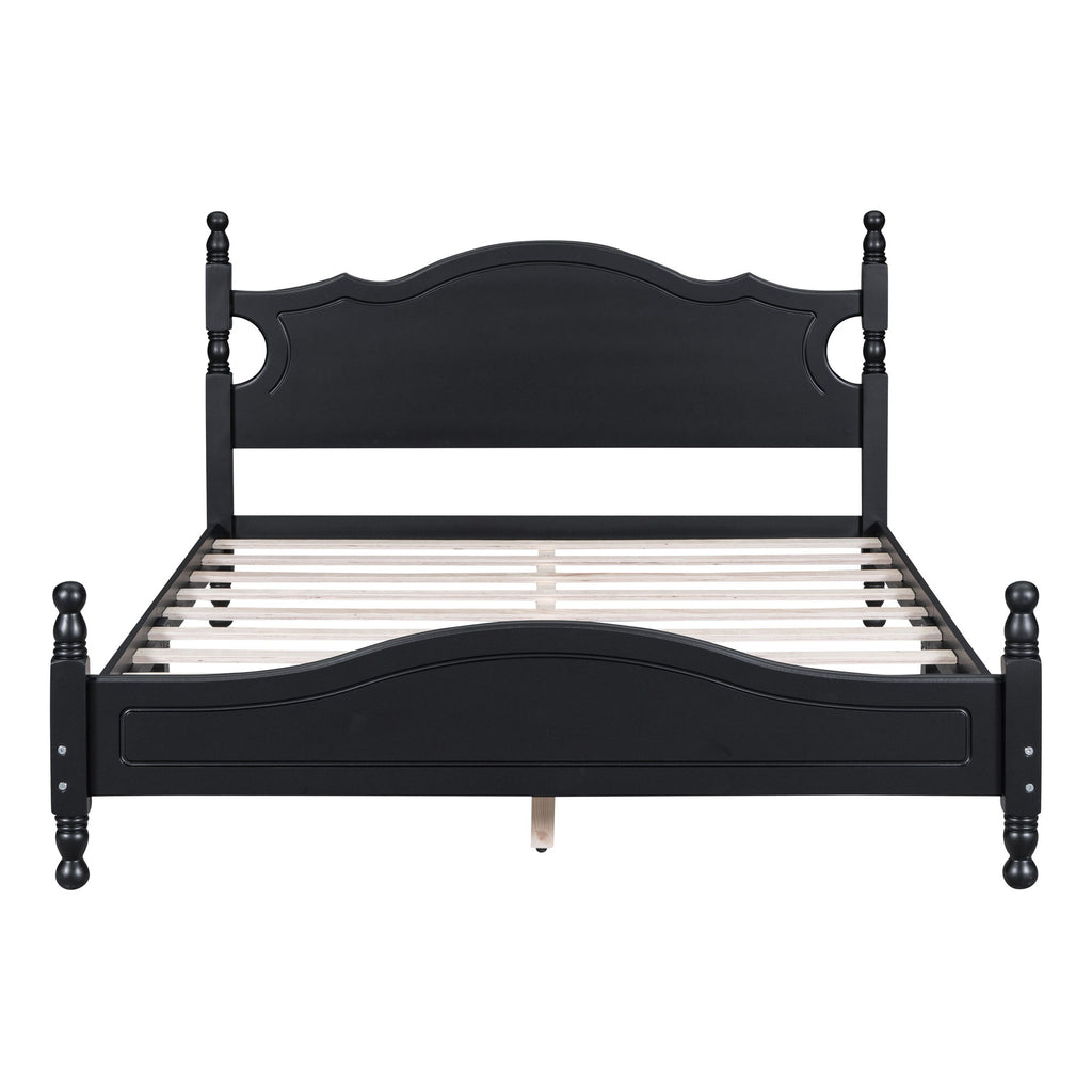 Platform Bed Frame With Slat Support