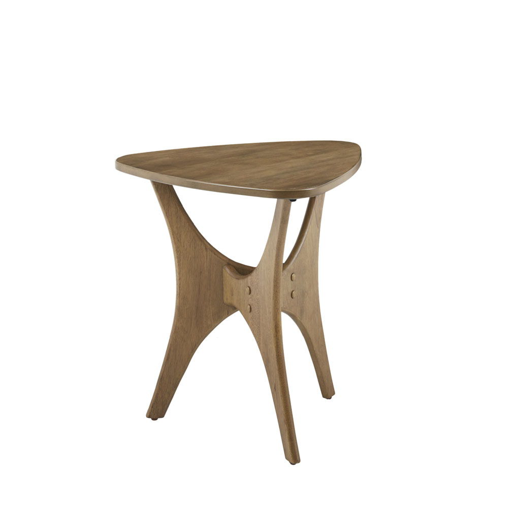 Blaze - Triangle Side Table - Light Brown